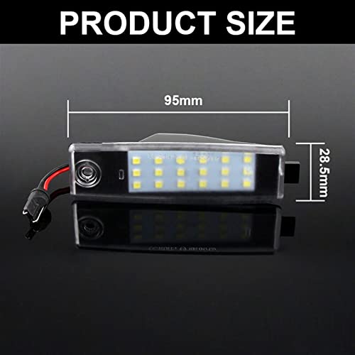 Luz de matrícula trasera compatible con Toyota Land Cruiser y RAV4 2
