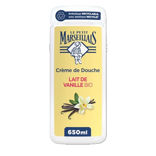 Le Petit Marseillais Crème de Douche Extra Douce Lait de Vanille Bio 650ml