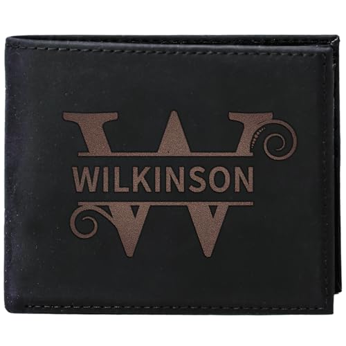 Personalized Gifts for Men, Custom Wallet for Men, Mens Gift Ideas for Birthday, Anniversary, Customized Gifts for Boyfriend, Birthday Gift for Dad, Custom Wallets for Men, Gifts for Fathers Day