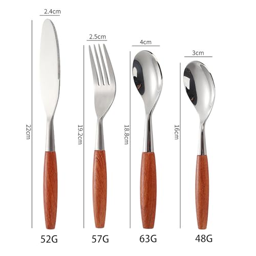 ESSONIO Besteck mit Holzgriff Besteck Set 10 Personen 40-stück Bestecksets Cutlery Set aus Edelstahl 18/8 Spiegelpoliertes Spülmaschinenfest Elegantes Tafelbesteck für Home Weihnachten-Essentials 8 ESSONIO Besteck mit Holzgriff Besteck Set 10 Personen 40-stück Bestecksets Cutlery Set aus Edelstahl 18/8 Spiegelpoliertes Spülmaschinenfest Elegantes Tafelbesteck für Home Weihnachten-Essentials