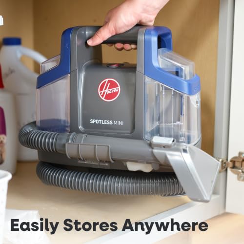 Image of Hoover Spotless Mini Pet Portable Spot Cleaner FH12351, Carpet and Upholstery Cleaner for Stairs, Furniture, Pet Messes and Cars, Compact Design, Easy Fill Tank, Self-Cleaning Hose, Lightweight