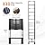SPIEEK Telescoping Ladder for RV & Attic, 16.5FT Aluminum Extension Ladder with Dual Locking Mechanism, Max Load 330lbs, Compact Foldable Ladder for Roof, Home, Travel Trailer & Multi-Surface Use