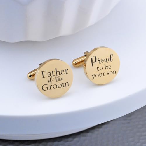 Mancuernillas Love, Georgie para el papá del novio miniatura 3