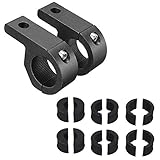 Mdurian 2 pièces Support de Montage 25MM-50MM Universel De Travail Tube De Lumière Pince De Montage Support Phares Rouleau Support Voiture LED Bar Lampe