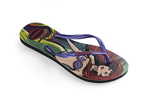 Chinelo Slim Villains, Havaianas, Feminino, Preto, 39/40