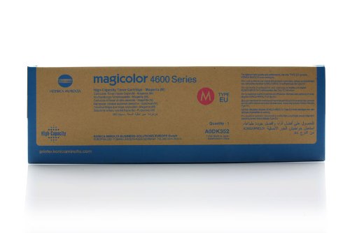 Toner Magenta original A0DK352 Konica Minolta Magicolor 4650 en à grande autonomie de 8000 pages