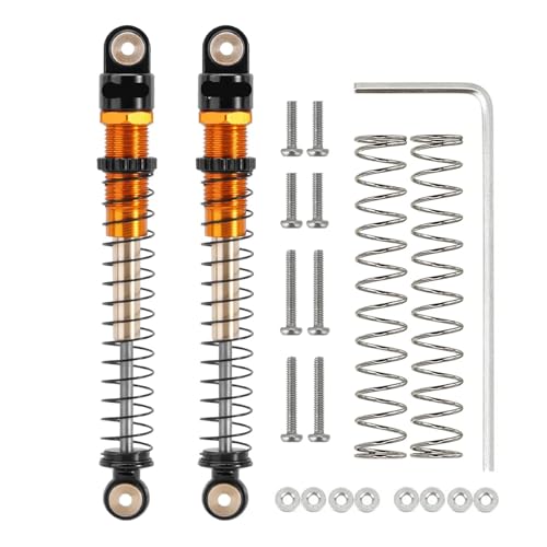 Amortisseurs double barillet filetés 51mm longue course pour un débattement maximal