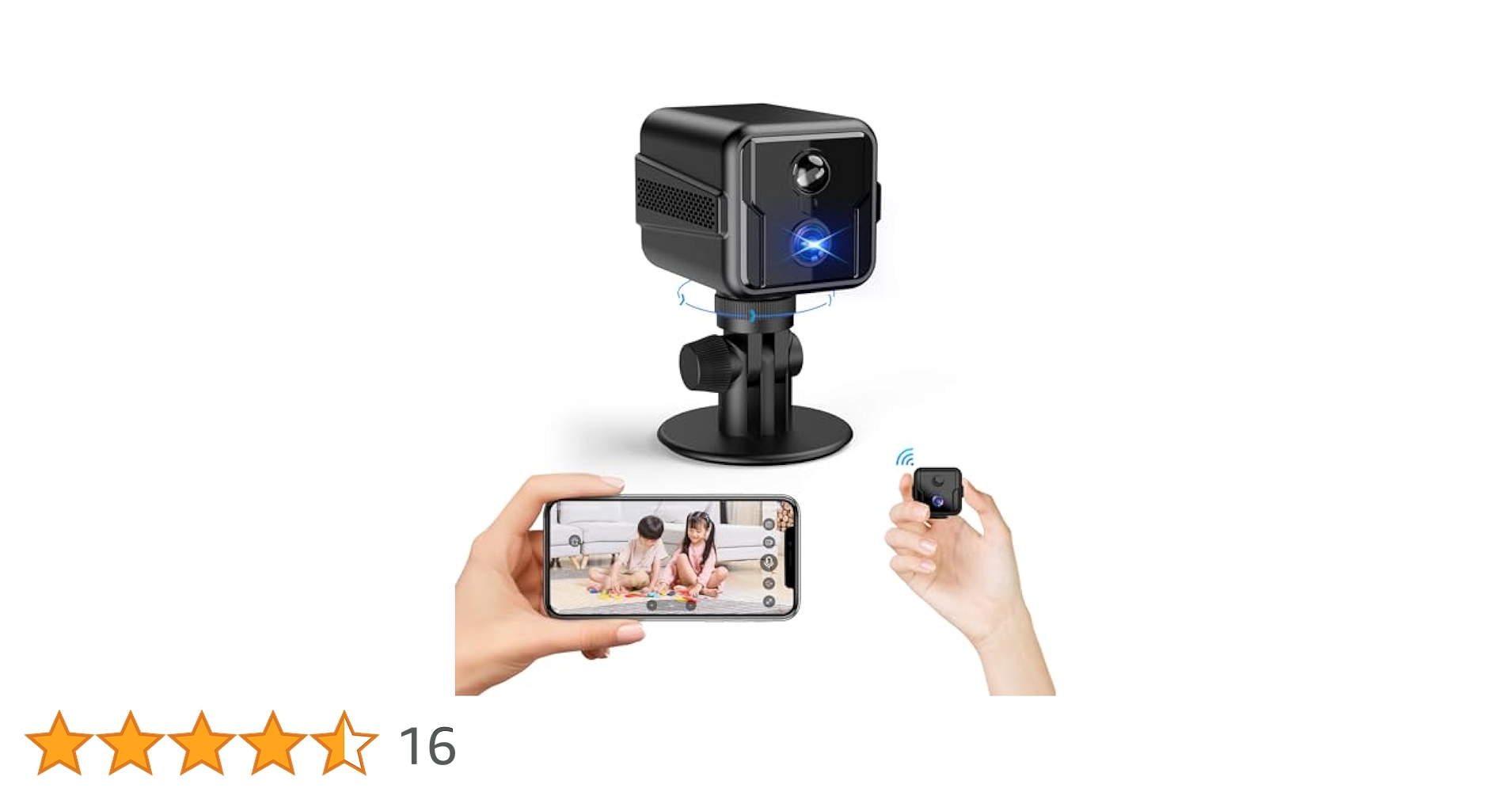 Amazon.co.jp: Akiko 小型カメラ WIFI 防犯カメラ 230日待機 15