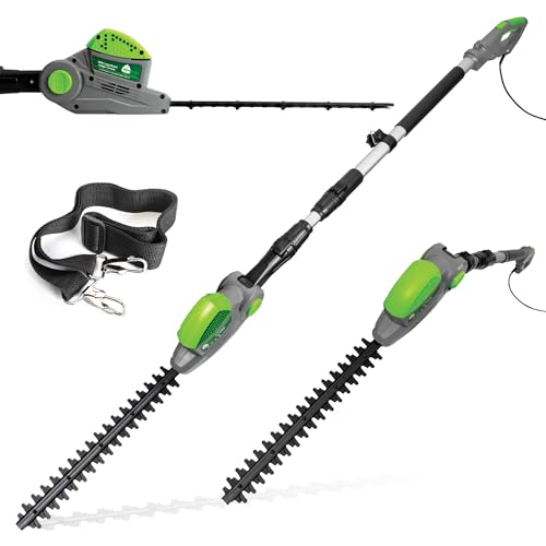 Gracious Gardens 550W Electric Long Reach Hedge Trimmer 45cm Blade