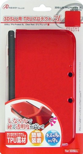 アンサー 3DS LL用TPUプロテクト 3L ANS-3D031