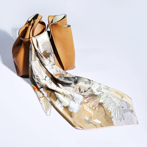 Silk Scarf for Women 100% Mulberry Medium 35" x 35" Gift Packed3