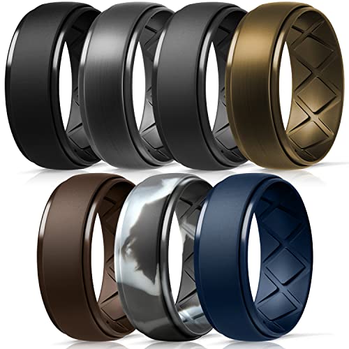 List of Ten Best Mens Rubber Wedding Bands Top Picks 2023 Reviews