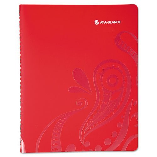 AT-A-GLANCE Playful Paisley Premium Weekly and Monthly Appointment Book 2015, Wirebound, 8.5 x 11 Inch Page Size (952P-905)
