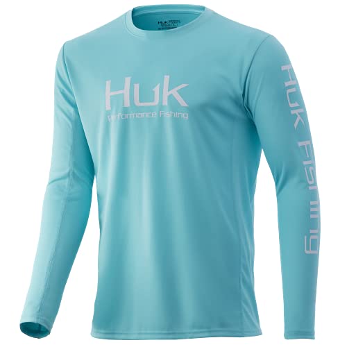 Image of HUK Men's Icon X Long Sleeve Shirt, Performance Fishing Shirt