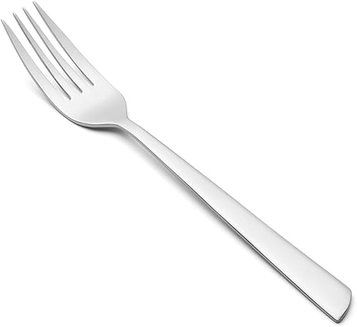 ARCOS Toscana - Tenedor de mesa de 8 pulgadas, acero inoxidable 1810, acabado plateado elegante