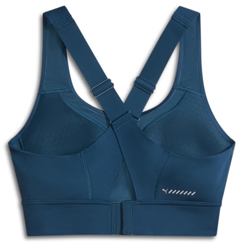 Puma-Womens-Pwrbreathe-Run-Sports-Bra-Running-Casual-Breathable-Blue-Size-XS