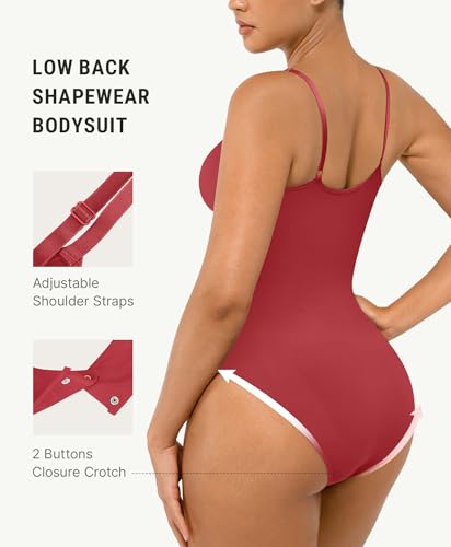 Image of FeelinGirl Shapewear Bodysuit Tummy Control Body Shaper for Women
