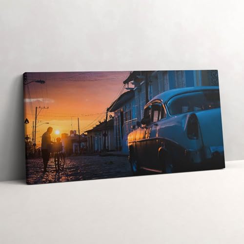 Tableau photo sur toile 100x50cm Wallfluent pour raviver un mur vide et triste avec style