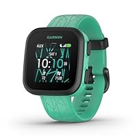 Garmin Bounce™, Kids Smartwatch, Two-Way Text and Voice Messaging, Location Tracking, Green Burst