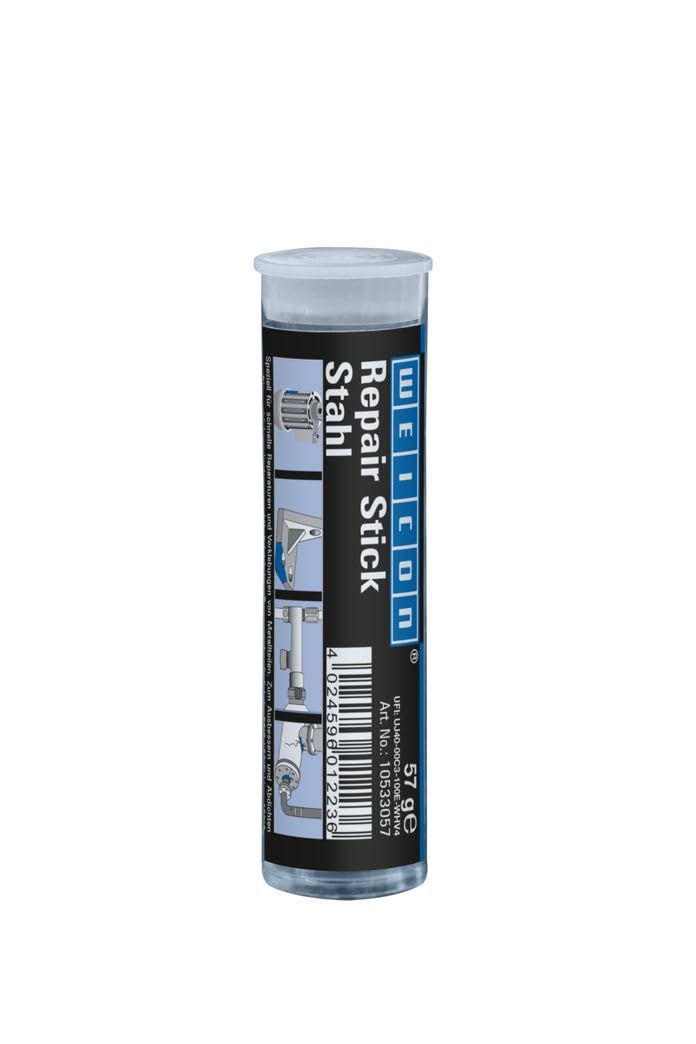 Weicon Repair Stick Steel | 57 G | 2-Component Adhesive Epoxy Resin | Special Adhesive | Fast And High-Strength | Repair For Metal Parts, Containers, Etc