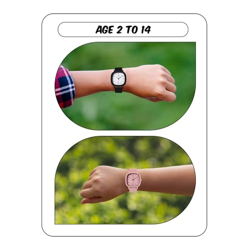 Image of SPIKY Analog Watch for Kids | Water Resistant & Lightweight | Durable & Soft Silicone Strap | Unisex Best Birthday Gift | Casual Analogue Wrist Watches for Boys & Girls | Age 2-14 yrs