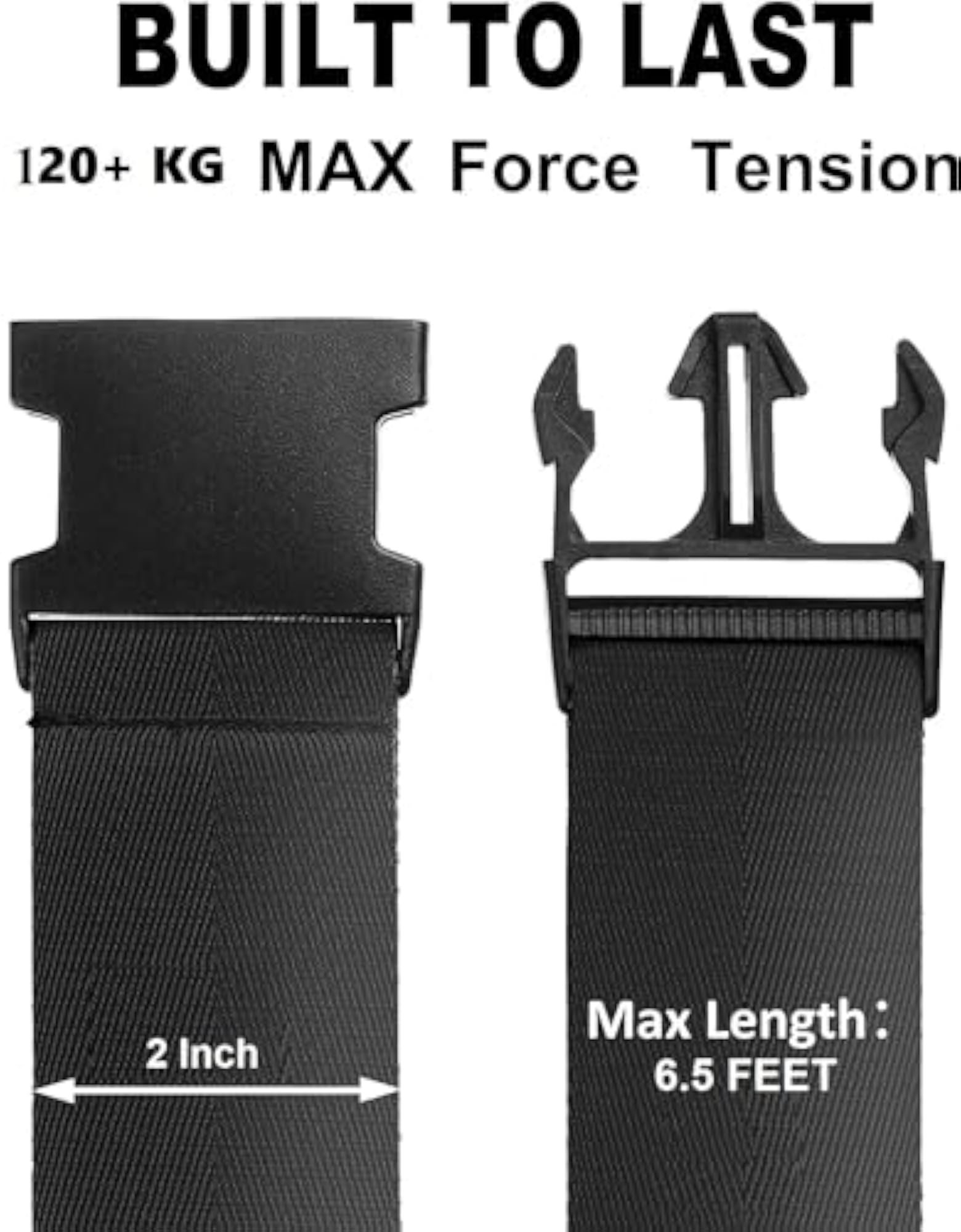 Luggage Straps for Suitcases, Heavy Duty, 4 PCS