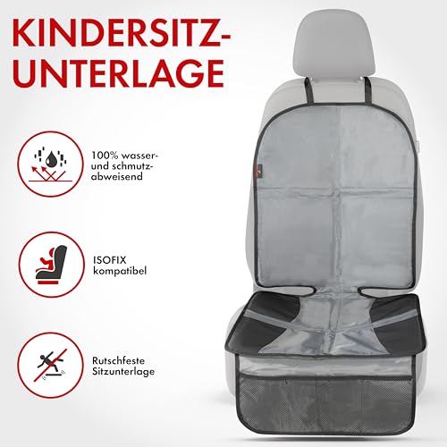 Walser Kindersitzunterlage, Auto-Sitzschoner Kindersitz, PKW-Sitzauflage rutschfest… – Ansicht 2