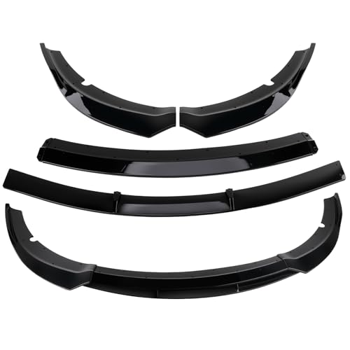 Front Bumper Lip Splitter Spoiler Compatible with Dodge Charger SRT Hellcat/RT Scat Pack/Daytona/RT 392 2015-2023 Accessories Air Chin Body Kit (Gloss Black) - Image 3