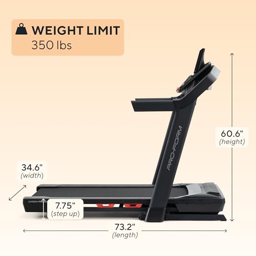 Image of ProForm Pro Treadmills: Smart Treadmills for Walking and Running with SpaceSaver Design