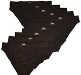 Aus reiner Baumwolle präsentiert sich der schlichte Herren-Slip in modischer Schnittform. Das weiche Material ist angenehm auf der Haut, ein kleiner Labelaufnäher am Bund rundet das Design ab.