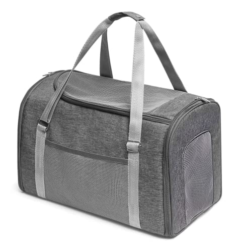 Bolsa de Transporte Pet 46x30x27cm Viagem Avião Passeio Carro Luxo para Cães e Gatos Animais de esti