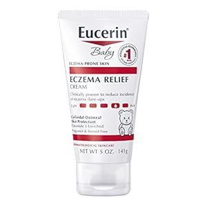 Eucerin Baby Eczema Relief Body Cream – Steroid & Fragrance Free for 3+ Months of Age – 5 oz. Tube