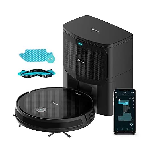 Cecotec Robot Aspirador con Base de Autovaciado Conga 2299 Ultra Home Genesis. Tecnología Giroscópica, 2100 Pa, App, Cepillo Multifunción, Alexa, Depósito Mixto, Capacidad 3 litros