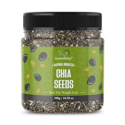 GreenFinity: Premium Chia Seeds 300g - Raw Chia Seeds With Omega 3 & Fibre for Weight Loss management [Jar Pack of 1].