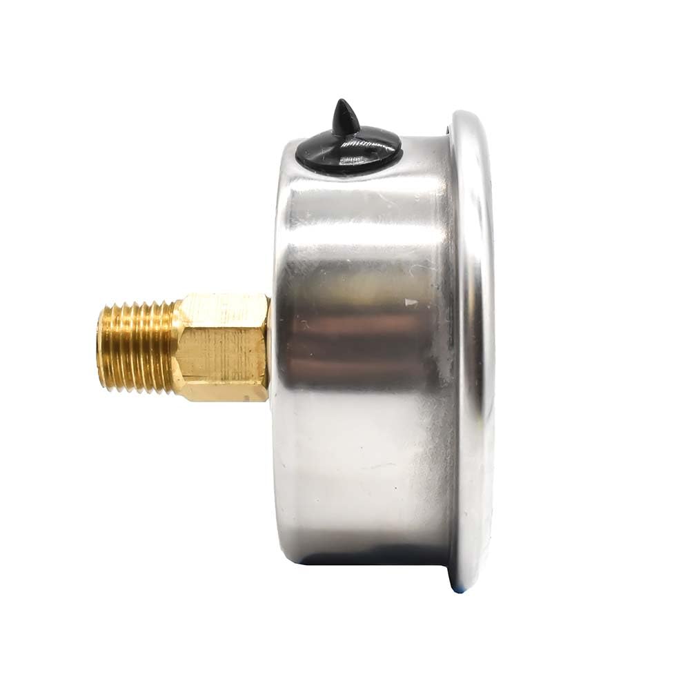 Manometro Attacco Posteriore 1/4" Cassa Metallica ø - Foto 8