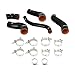 Mishimoto MMHOSE-VLSTR-13TBK Silicone Intercooler Hose Kit, Compatible With Hyundai Veloster Turbo 2013-2017, Black