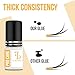 Forabeli Pro Care Lash Extension Glue, 1–2 Sec Fast Dry, 8 Week Retention, Advanced Bonding System, Professional Eyelash Extension Glue, Lash Adhesive for Eyelash Extensions