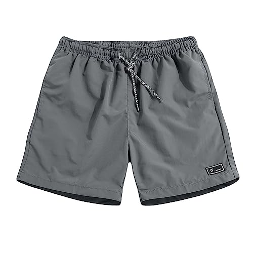 Foweknow Bañador para hombre de secado rápido, pantalones cortos de surf, pantalones de playa, pantalones cortos elásticos, pantalones cortos deportivos para hombre, pantalones de entrenamiento finos,