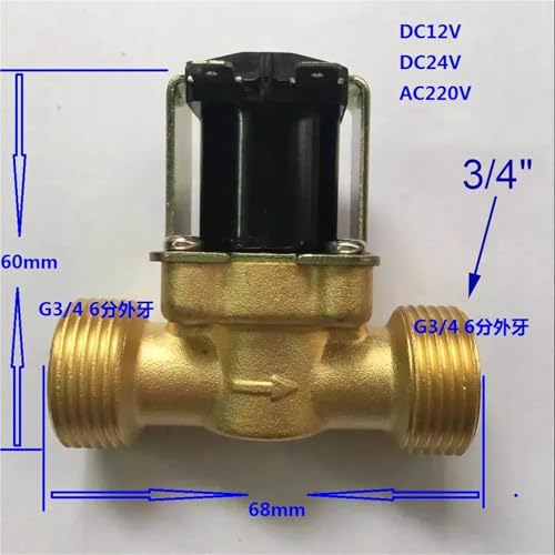 Électrovanne solénoïde pour stopper les fuites d'eau réseau AC 220V NPT - 5