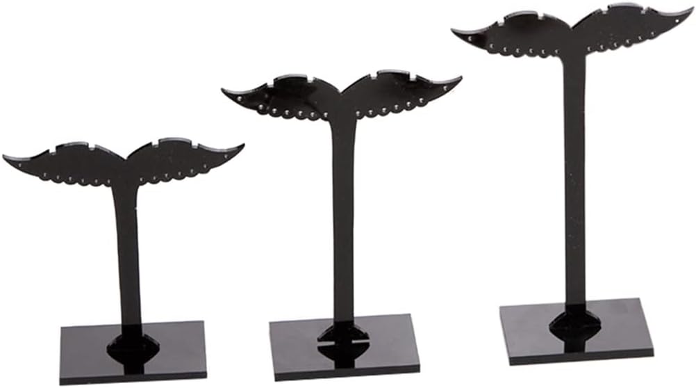 3Pcs Crotch Earring Jewelry Rack Display Stand Storage Hanger Organizer Holder Necklace Display Stand(D)