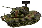 schuco modelle Schuco bildet den Gepard Flakpanzer flecktarn Bundeswehr im Maßstab 1:87 nach.