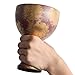 Bulex Indiana Jones Holy Grail Cup Crafts 1:1 Resin Replica Halloween Cosplay Prop (Gold)