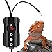 LURMMUE Dimming Thermostat for Reptiles, Digital Temperature Controller with PID & Memory for Heat Mats, Ceramic Heaters | 300W Output | ℉/℃ Switchable for Terrariums, Lizards, Snakes & Turtles