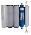 Compatible APEC Ultimate Complete 5 stage high capacity filter set for model RO-90 RO-PERM RO Reverse Osmosis systems FILTER-MAX-90 1/4", 100% compatible + instructions and free tech support