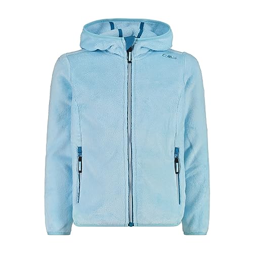 CMP Giacca Kid G con Cappuccio Fisso Unisex - Bambini e Ragazzi, Anice P1, 140