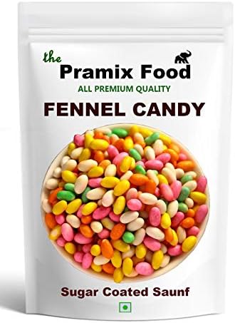 Pramix Sugar Coated Fennel Seed, Candy| Fennel Saunf | Mouth Freshener Mukhwas, 400 grams