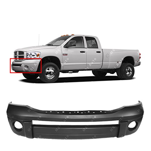 MBI AUTO - Primered, Front Bumper Cover Fascia for 2006-2009 Dodge RAM 1500 2500 3500 Pickup 06-09, CH1000873
