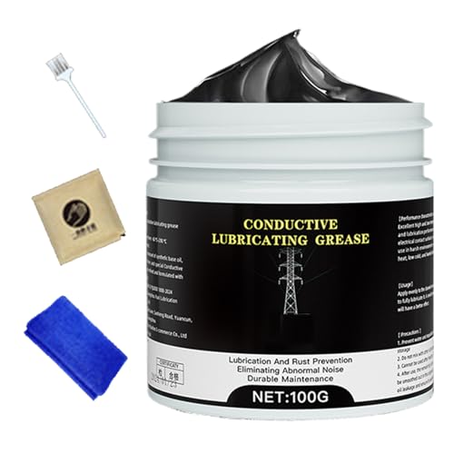 Conductive Paste - Automotive Connector Grease, Contact Compound | Long Lasting Conductive Lubricant Compound Protective Solution for Electronic Parts Terminals