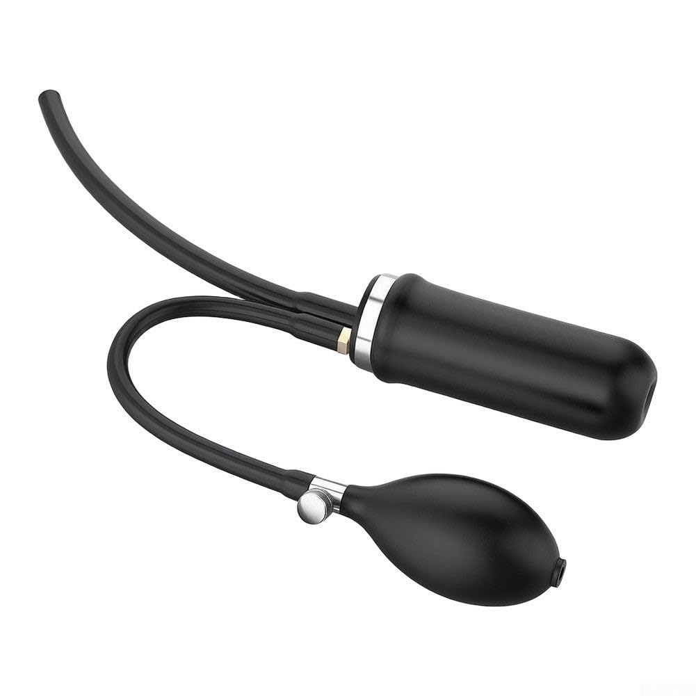 Rilevatore di perdite per test airbag con sacchetto di ingresso in gomma e pompa integrata, strumento diagnostico compatibile per officine auto, nero