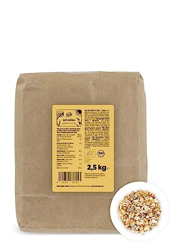KoRo - Bio Müsli gekeimt 2,5 kg - Vitale Power-Müslimischung ohne Zusätze aus 100% biologischem Anbau